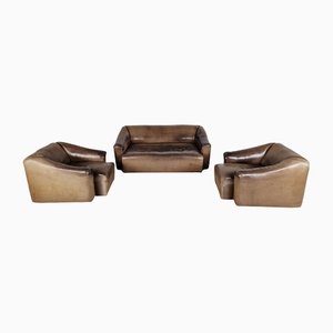 DS47 Sofa and Armchairs from se Sede, 1960s, Set of 3