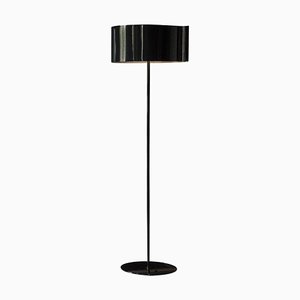 Switch Floor Lamp in Black Metal by Nendo for Oluce