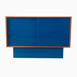 Blue Walnut Cabinet, 1950s