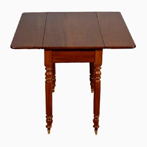 Small Louis Philippe Mahogany Side Table, 19th Century