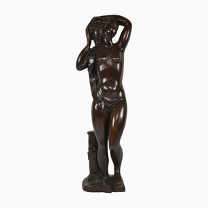 Figura de Celano Art Déco, años 40, bronce