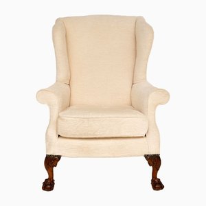 Chippendale Wing Back Armchair, 1890s