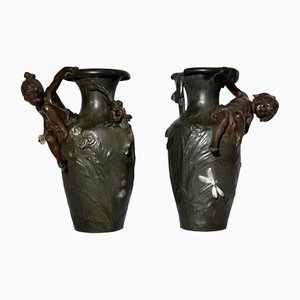 Late 19th Century Regula Vases, Set of 2