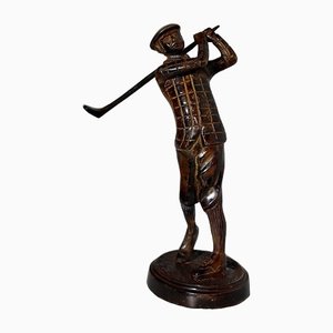 Bronze of Golfer, 1930s