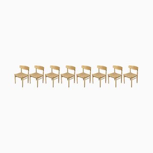 Dänische Modell 501 Stühle von Am Møbler, 1960er, 8er Set