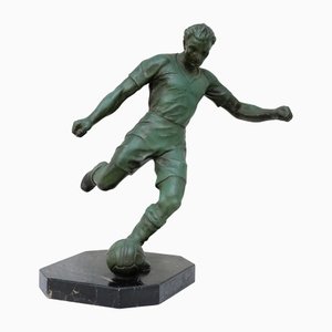 After Raymond Tschudin, Footballer, 1930s, Metal