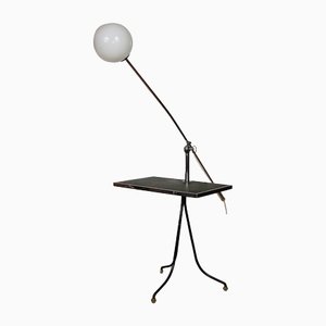 Lámpara de pie con mesa, años 60