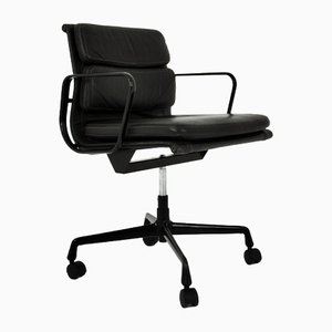 All-Black Office Chair by Charles and Ray Eames for ICF, 1970s