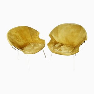 Set of German Lounge Chairs from Lusch & Co.