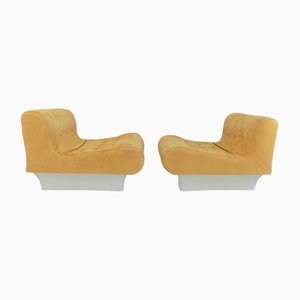 Sofalette Alcantara Lounge Chairs by Otto Zapf, 1970s, Set of 2