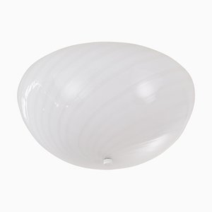 Filigrana italiana vintage con filigrana en espiral de cristal, años 80