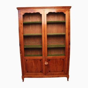 Antique Bookcase in Cherry Wood, 1800s