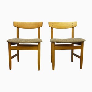 Set of Danish Chairs by Børge Mogensen for Søborg Møbelfabrik, 1960s