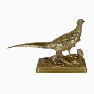 Alfred Dubucand, The Pheasant, fine XIX secolo, bronzo