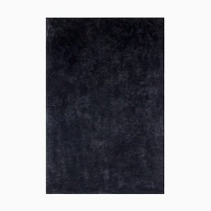 Enrico Della Torre, Black Composition, 2017, Carbón sobre lino