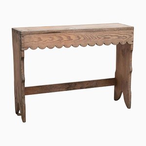 Small Rustic Wood Bench, 1920