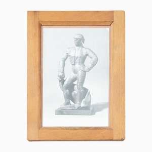 Manolo Hugué, Sculpture, 1960, Archive Photograph Print, Framed