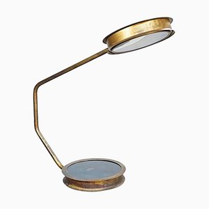 Italian Brass Model After Glow T Floor Lamp attributed to De Cotiis for Ceccotti Collezioni, 2000s