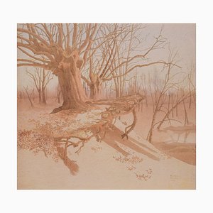 Reginald Morphew, Rooted to the Soil, 1920s, Watercolor on Board