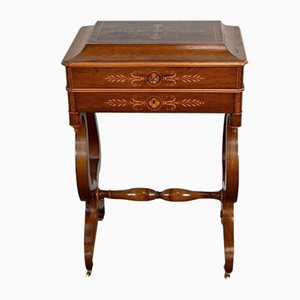 Small Charles X Writing Dressing Table, 19th Century
