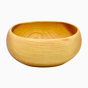 Swedish Wooden Bowl in Ash from Gösta Israelsson, 1960s