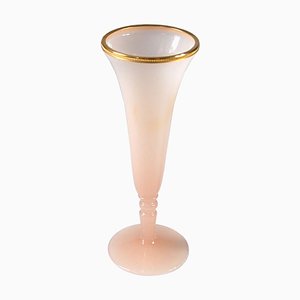 Opaline Glass Vase, Murano, 1960s