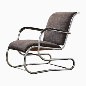 Dutch Tubular 55 Lounge Chair by Paul Schuitema for D3, 1932