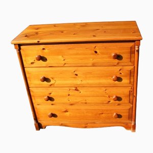 Country Pine Chest of Drawers, 1940s