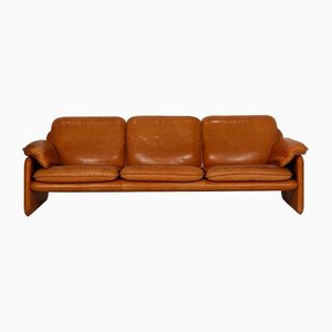 Brown Leather DS 61 3-Seat Sofa from de Sede