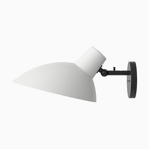 VV Fifty Black and White Wall Lamp by Vittoriano Viganò for Astap