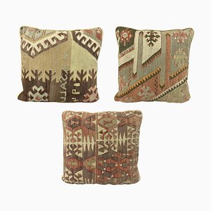 Kilim Cushions, 1890, Set of 3
