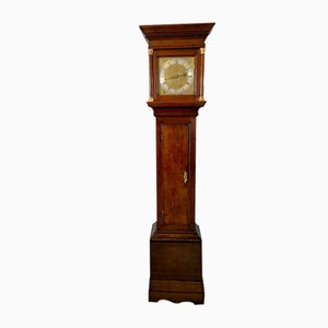 Horloge Longue du 18ème Siècle en Chêne et Laiton par Benjamin Reeves, Lamberhurst, 1760s