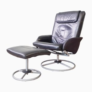 Fauteuil Malung et Repose-pieds de Ikea, 1999, Set de 2