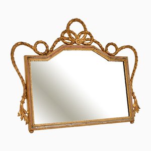 Antique French Gilt Wood Mirror, 1890s