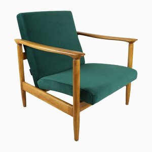 Green GFM-142 Armchair attributed to Edmund Homa, 1970s