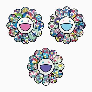 Takashi Murakami, Yonaguni Pastel Color Flowers, 2022, Impresión de pigmento de archivo
