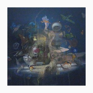 Masaki Yada, Still Life with Lost Images Op.2, 21st Century, Oil on Board
