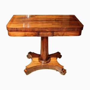 Antique Victorian Rosewood Game Table