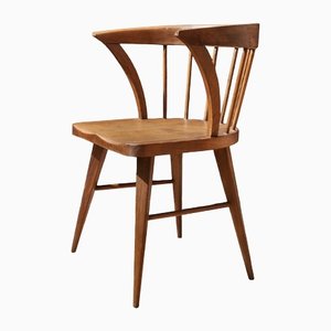 Brown Wood Chair, 1960s