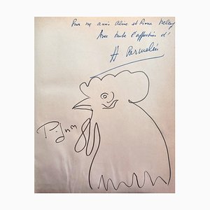 Edouard Pignon, Dessin de Massacre des Innocents par Hélène Parmelin, 1950s, Crayon