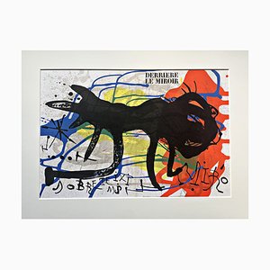 Joan Miro, Composición para Derriére Le Miroir No. 203, 1973, Litografía en color original