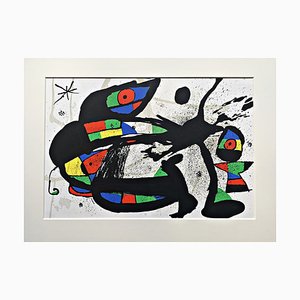 Joan Miro, Composition for Derriére Le Miroir No. 231, 1978, Original Color Lithograph