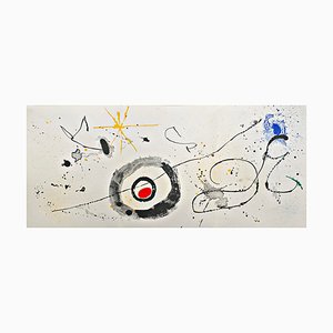 Joan Miro, Composition for Derriere le Miroir Nr. 139-140, 1963, Original Color Lithograph