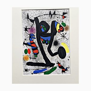 Joan Miro, Composition for Derriére Le Miroir No. 193-194, 1971, Original Color Lithograph