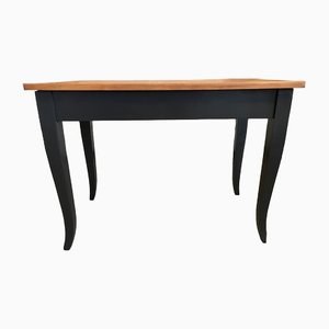 Vintage Table in Beech with Black Structure