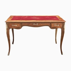 Louis XV Schreibtisch aus Holz mit Intarsien