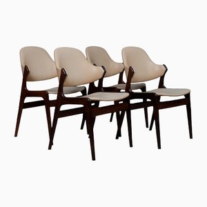 Stühle von Ejvind Johansson für Ivan Gern Furniture Factory, 4er Set
