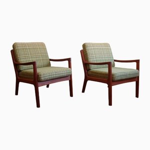 Senator Armchairs in Teak by Ole Wanscher for France & Son, Set of 2
