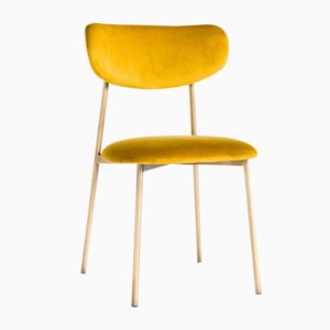Emilieen Chair in Velour Fabric with Metal Structure from BDV Paris Design Furnitures
