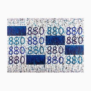 Jean-Claude Bossel, Cantors' Numbers # 880, 2017, Acrylique